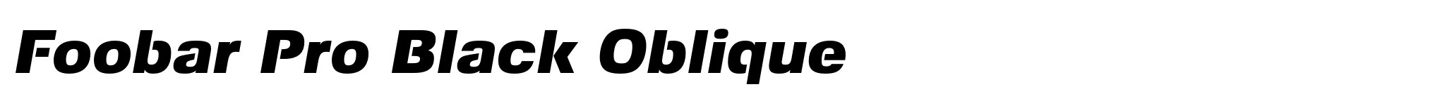 Foobar Pro Black Oblique image
